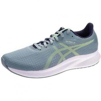 Zapatillas de running Asics Patriot 13 hombre verde, modelo 1011B485, tipo sneaker, características: plano, con cordones, casual, deportivo, aptas para running y multideporte
