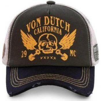 Gorra Von Dutch Crew 5 - Negra Estilo Trucker de Moda para Hombre
