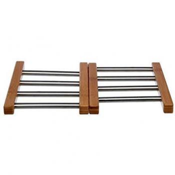 Salvamanteles extensible de acero inoxidable