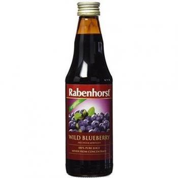 Zumo Orgánico de Arándano Azul Silvestre 330 ml, Marca Rabenhorst