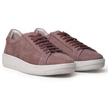 Zapatillas de mujer de serraje con cordones Toni Pons AMELIA en Rojo - Talla 40 EU