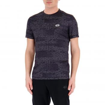 Lotto Xride III - Camiseta de Manga Corta para Hombre, Hombre, Color Negro, tamaño Small