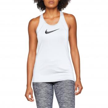 Nike W NP All Over Mesh Camisetas sin Mangas, Mujer, White/Black, L