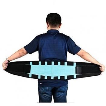 Beschoi Faja Reductora de Ajustable para Hombre y Mujer, Cinturón de Protección Transpirable para la Cintura / Espalda / Lumbar, para Deporte Ejercicioes y Fitness, Prevención de Lesiones/Reduce Dolores