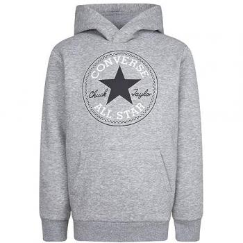 Sudadera con Capucha Converse para Niño, Color Gris, Talla 12-14 Años