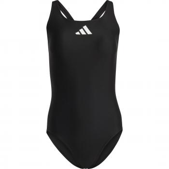 Bañador de natación Adidas 3 Bars Negro Mujer
