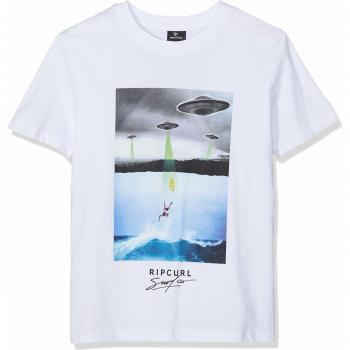 RIP CURL Good Bad Day Boy SS tee Camiseta, Niños, Optical White, 16