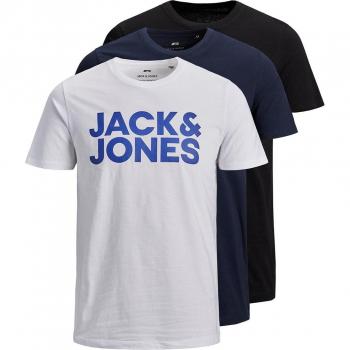 Pack de 3 Camisetas de Manga Corta con Logo Corporativo - Colección Essential