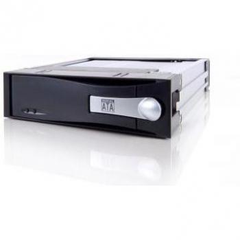 Caja Externa Icy Dock MB123SK-1B para Disco Duro, Panel de Bahía Negro
