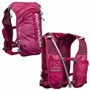 Nathan Trail Mix 7L - Chaleco de Carreras - NS4755, Talla única, Sangria/Magenta Purple/Sky Blue