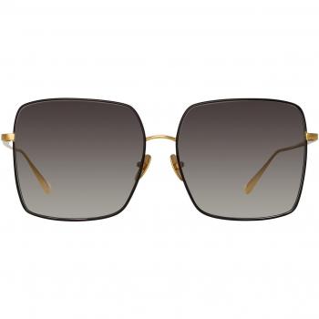 Linda Farrow HINA LFL1458 C1 Women’s Sunglasses Black Size 66