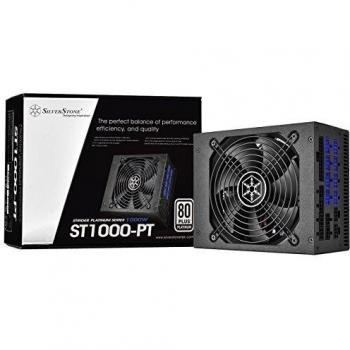 SilverStone Fuente de alimentación de PC SST-ST1000-PT, negro