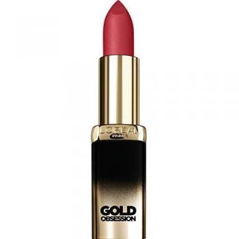 Barra de Labios Color Riche Colección Exclusiva Oro Obsesión Rosa Dorado de L'Oréal