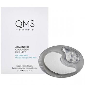 QMS Advanced Collagen Eye Lift Sheet Masks - 4 Pairs x 3.3ml