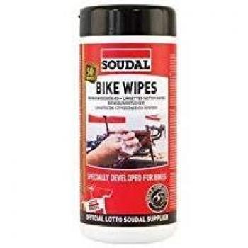 Soudal Bike Wipes Limpiador, Rojo, Talla Única