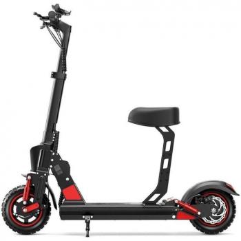 Patinete Eléctrico Bogist C1 Pro 500W Plegable Autonomía 45km Doble Amortiguador Rojo
