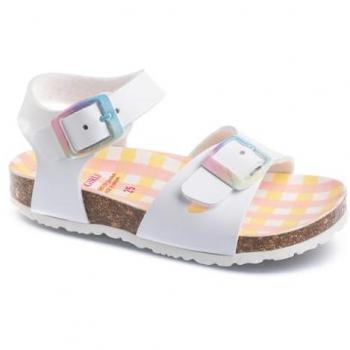 Sandalias Pablosky 423300 Blancas para Niña con Cierre de Hebilla y Plantilla Anatómica