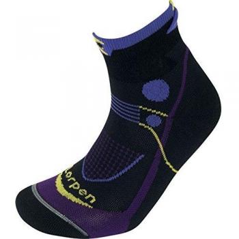 Lorpen T3 Ultra Trail - Calcetines acolchados para correr, Mujer, color negro, tamaño medium