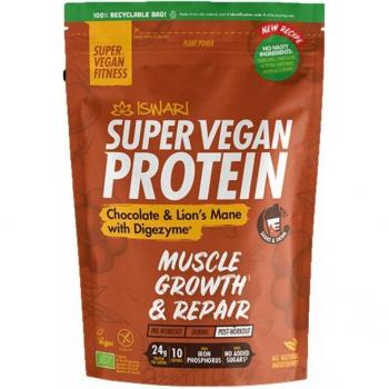 Super Vegan Protein Chocolate y Lion´s Mane Bio 400g