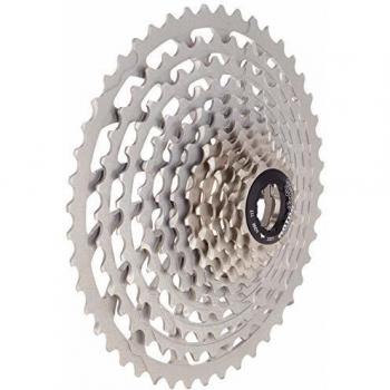 ROTOR Unisex - Adulto 12 11-46 14 Fin Cassette Bicicleta de Carretera Plata 46