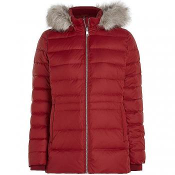 Tommy Hilfiger Women's Down Jacket Stylish Red XS