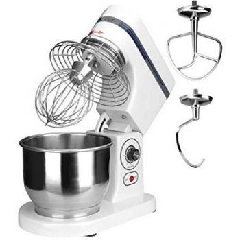 Lacor 69084-Batidora amasadora con Bol, 5 litros, Blanco, 300 W, 5.3 tons, Acero Inoxidable, no Color