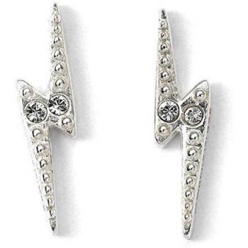 Pendientes Harry Potter Rayo de Luz con Cristales Swarovski en Plata