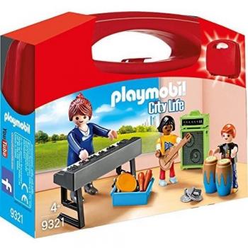 PLAYMOBIL- Maletín Clase de Música Juguete, Multicolor
