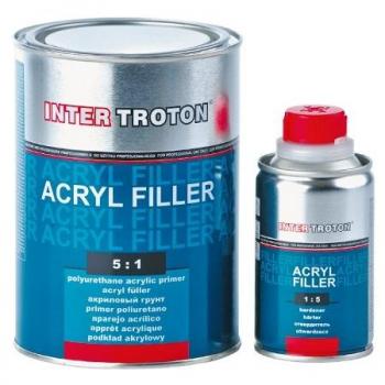 Inter troton Acrylics pluma HS 2 K 5: 1 – 2,5 l + 0,5l Endurecedor gris