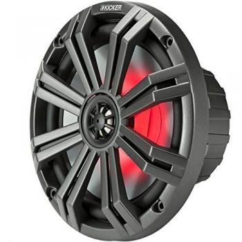 Altavoz Coaxial Kicker KM 8'' con LED Blanco y Gris