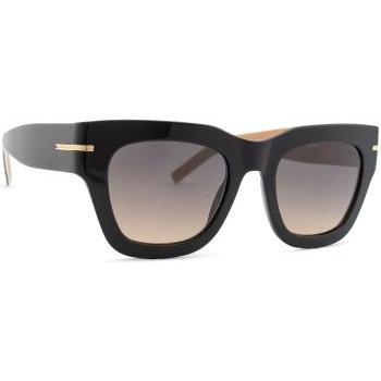 Hugo Boss 1520/N/S 0WM PR Black Beige/Brown Shaded Sunglasses for Women, Size: 51 MM