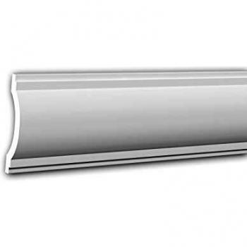 Moldura Decorativa de Pared Profhome 151360 Blanca Estilo Neoclásico 2000 mm x 12 mm