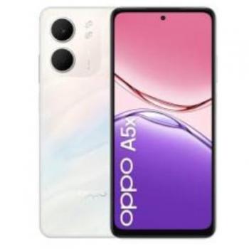 Smartphone OPPO A5x 6.67 HD+ 4GB RAM 128GB Almacenamiento Doble SIM 6000mAh Blanco
