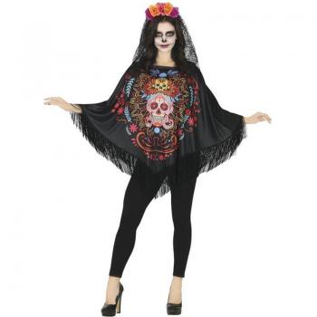 Disfraz de Catrina Mexicana para mujer con detalles tradicionales