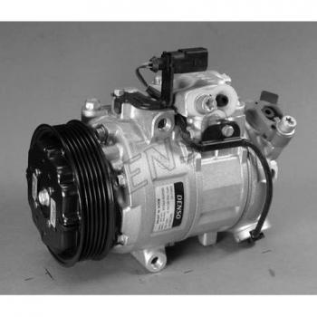 Compresor de Aire Acondicionado DENSO DCP27002 para Volkswagen Polo IV 3/5 puertas, modelo 6SEU12C, refrigerante R134a