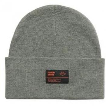 Superdry Surplus Rock Grey Marl Beanie Hat One Size