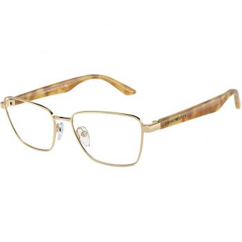Emporio Armani EA1156 Col. 3013 Women's Eyeglasses Gold Size 52 (Frame Only) - Blue Light Block Available
