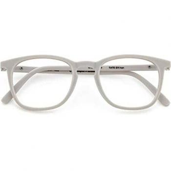 DIDINSKY Gafas de Presbicia con Filtro Anti Luz Azul para Ordenador. Gafas Graduadas de Lectura para Hombre y Mujer con Cristales Anti-reflejantes. Ash +2.0 – TATE