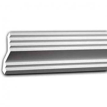 Cornisa decorativa moderna de estuco blanca 2 m Profhome