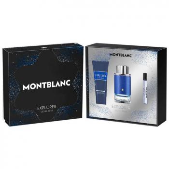 Montblanc Explorer Ultra Blue Eau de Parfum Gift Set for Men, 100 ml