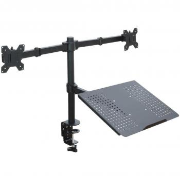 Soporte de Pared ART RAMM L-25 con Estante para Portátil y Capacidad de 10 Kg