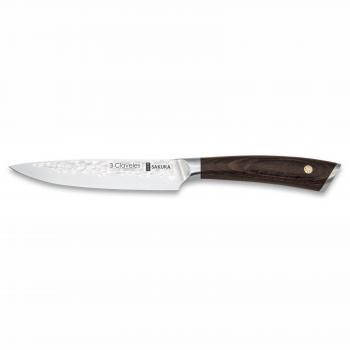 Cuchillo de cocina forjado Sakura 01016 de 12.5 cm - Marca 3 Claveles