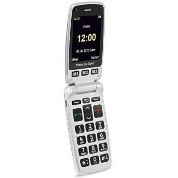 Doro Primo 413 2.4 115g Plata - Teléfono móvil