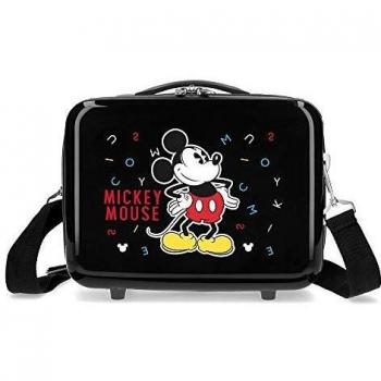 Neceser ABS Mickey Adaptable Letras Negra