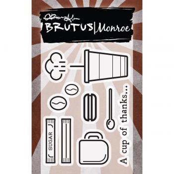Brutus Monroe Clear Stamps 3X4-Cup Of Thanks