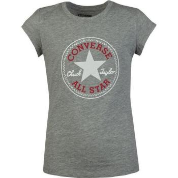 Camiseta de Manga Corta Infantil Converse Timeless Chuck Patch G Gris 10-12 Años