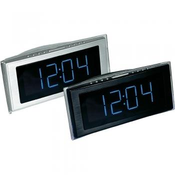 Silva Schneider UR-D 601 plata 450116 reloj, despertador, radio despertador