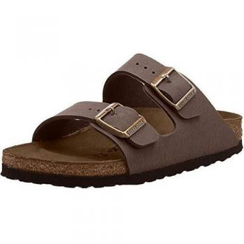 Birkenstock Arizona Birko-Flor Mocha Narrow Fit Sandals for Men (Size 42)