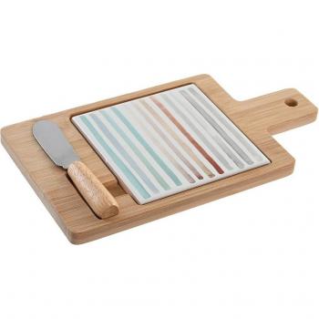 Bandeja de Aperitivos DKD Home Decor 21,5 x 11,8 x 1,5 cm Gres