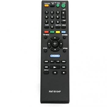 VINABTY RMT-B104P Control Remoto Compatible con el Reproductor de BLU-Ray Sony BDP-S357 BDP-S360 BDP-S560